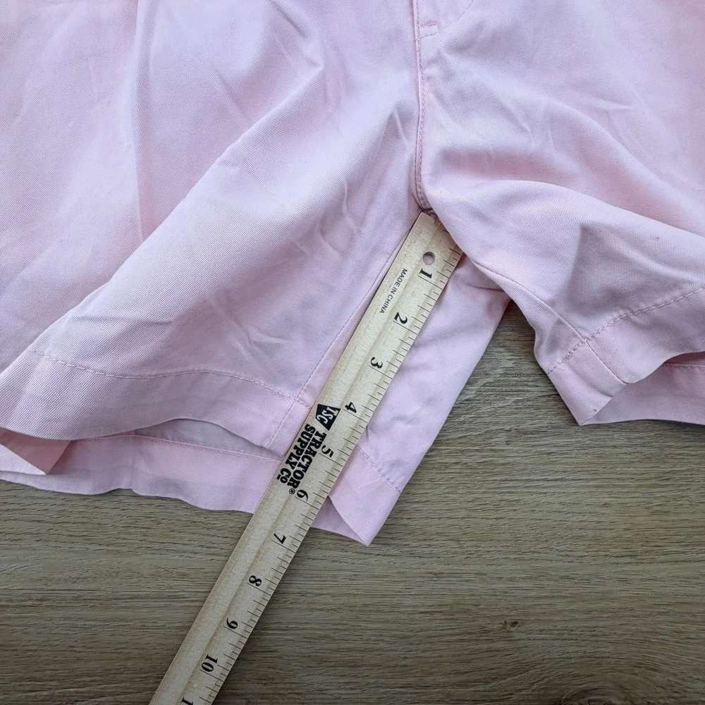 Polo Ralph Lauren Andrew Shorts Pleated Pink Chino Men's 42 Vintage Y2K 6" Ins - Picture 7 of 7
